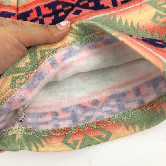 NWOT FP Henry Mills Matcha Aztec Fleece Shorts - Picture 3 of 7